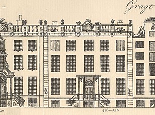 Herengracht 518, tekening Caspar Philips