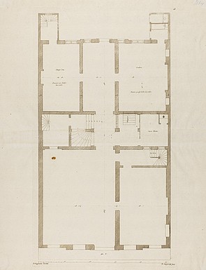 Herengracht 412 plattegrond eerste Vingboons