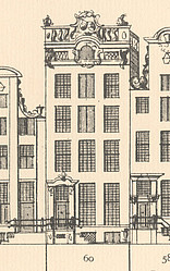 Keizersgracht 60, Tekening Caspar Philips