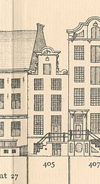 Herengracht 405, Tekening Caspar Philips