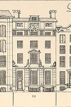 Herengracht 12, tekening Caspar Philips