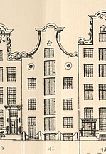 Keizersgracht 41, tekening Caspar Philips