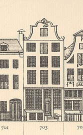 Keizersgracht 703, Tekening Caspar Philips