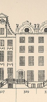 Keizersgracht 329, Tekening Caspar Philips