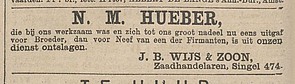 Singel 474 1892 ontslag Het nieuws van den dag 09-03-1892