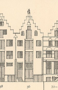 Keizersgracht 36, Tekening Caspar Philips