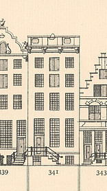 Herengracht 341, Tekening Caspar Philips