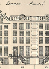 Herengracht 560, tekening Caspar Philips