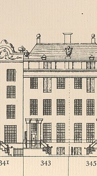 Keizersgracht 343, Tekening Caspar Philips