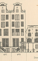 Herengracht 429, Tekening Caspar Philips